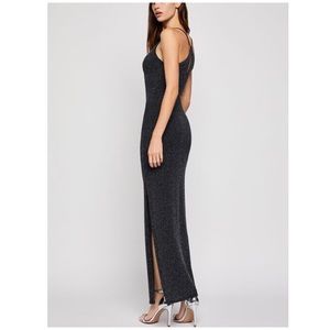 BCBGENERATION Black Metalic Knit Dress